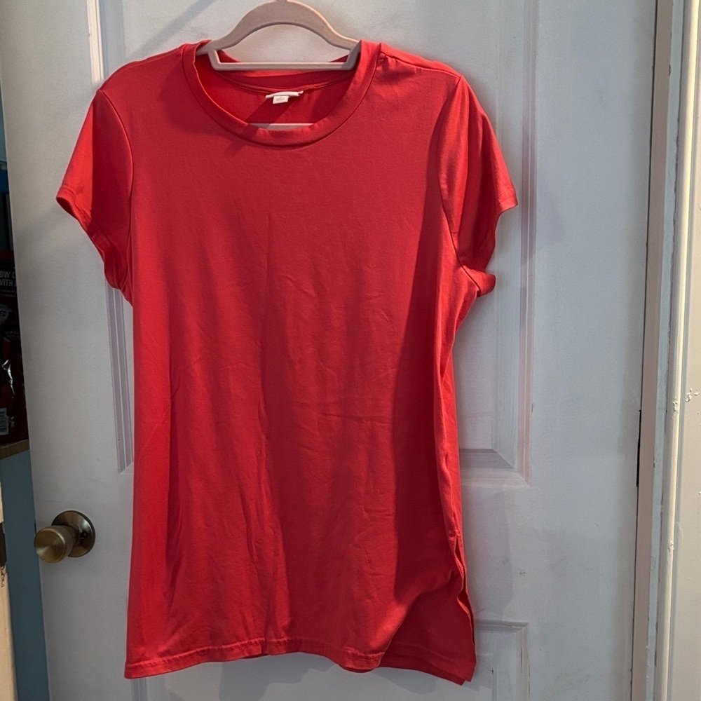super soft women’s small pink tunic top